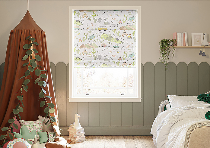 Wild West, Adventure - Twist&Fit Roman Blind - Image 3